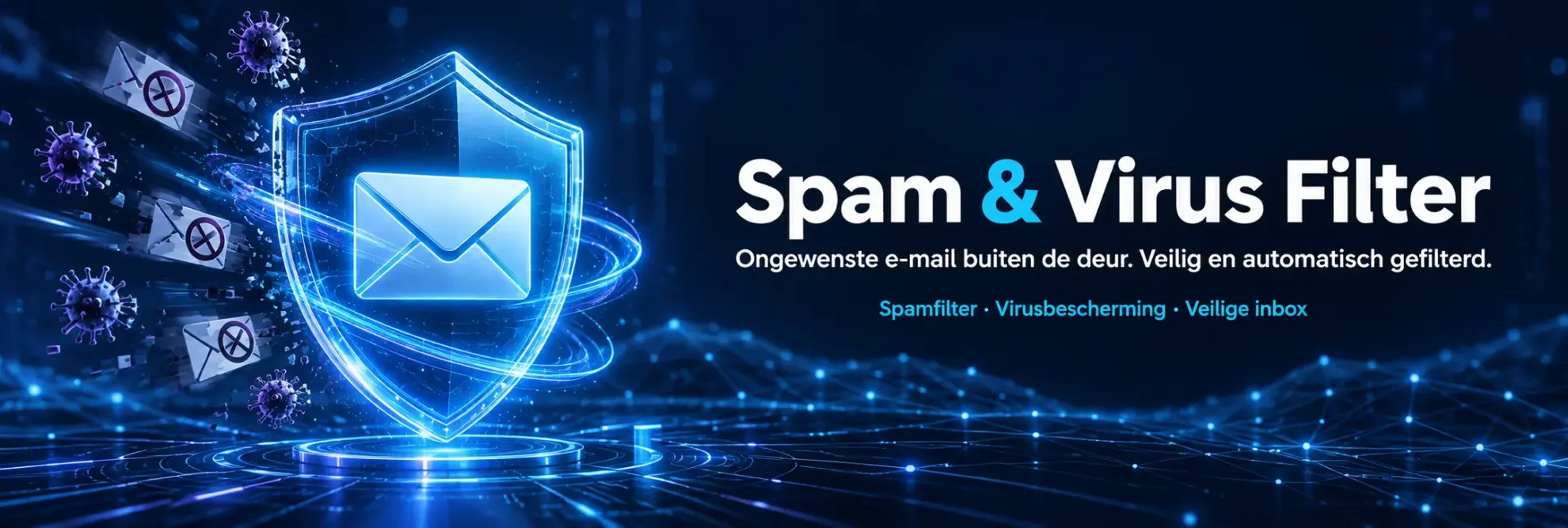 Spamfilter en virusfilter voor e-mail